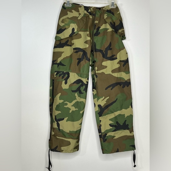 US Army Camouflage Gore Seam Cold Weather Camo Waist 27"- 31" - Picture 1 of 7